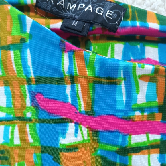 Rampage Multicolor One-Shoulder Tank Top - Picture 4 of 6